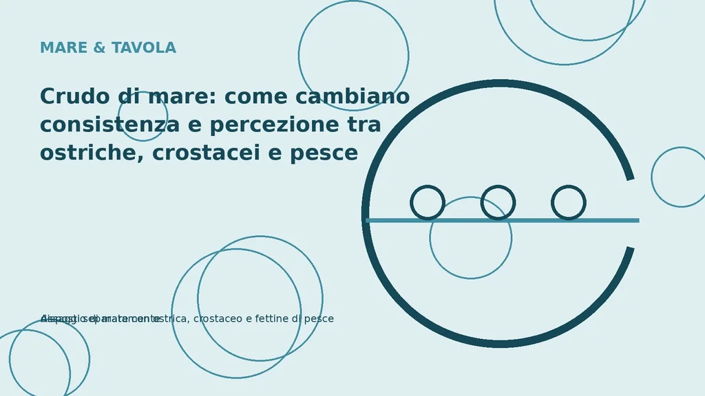 Assaggio di mare con ostrica, crostaceo e fettine di pesce disposti separatamente