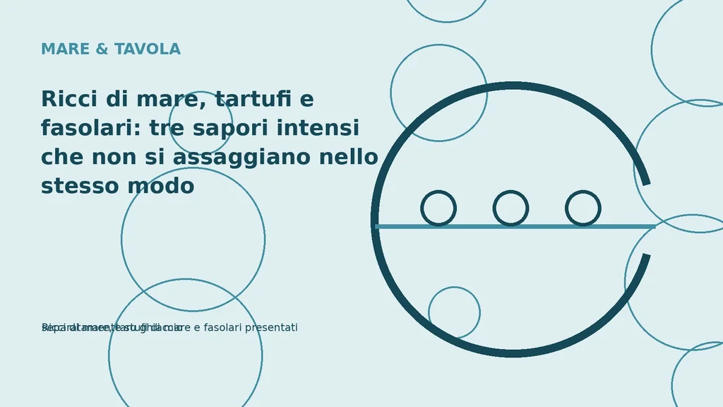 Ricci di mare, tartufi di mare e fasolari presentati separatamente su ghiaccio