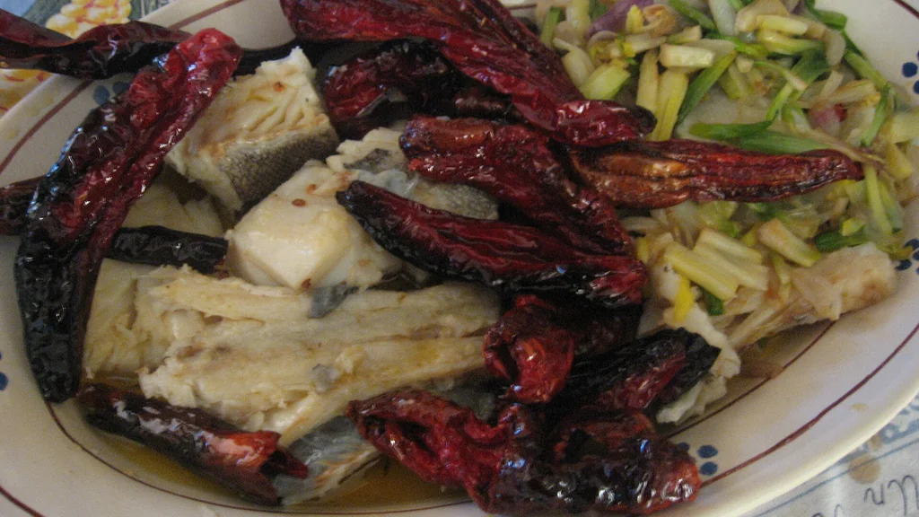 Piatto di baccalà cucinato