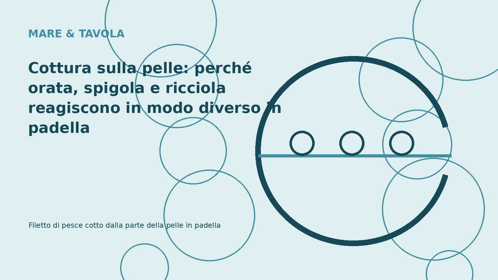 Cottura sulla pelle: perché orata, spigola e ricciola reagiscono in modo diverso in padella